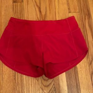 Lululemon Red Shorts Size 2 Regular